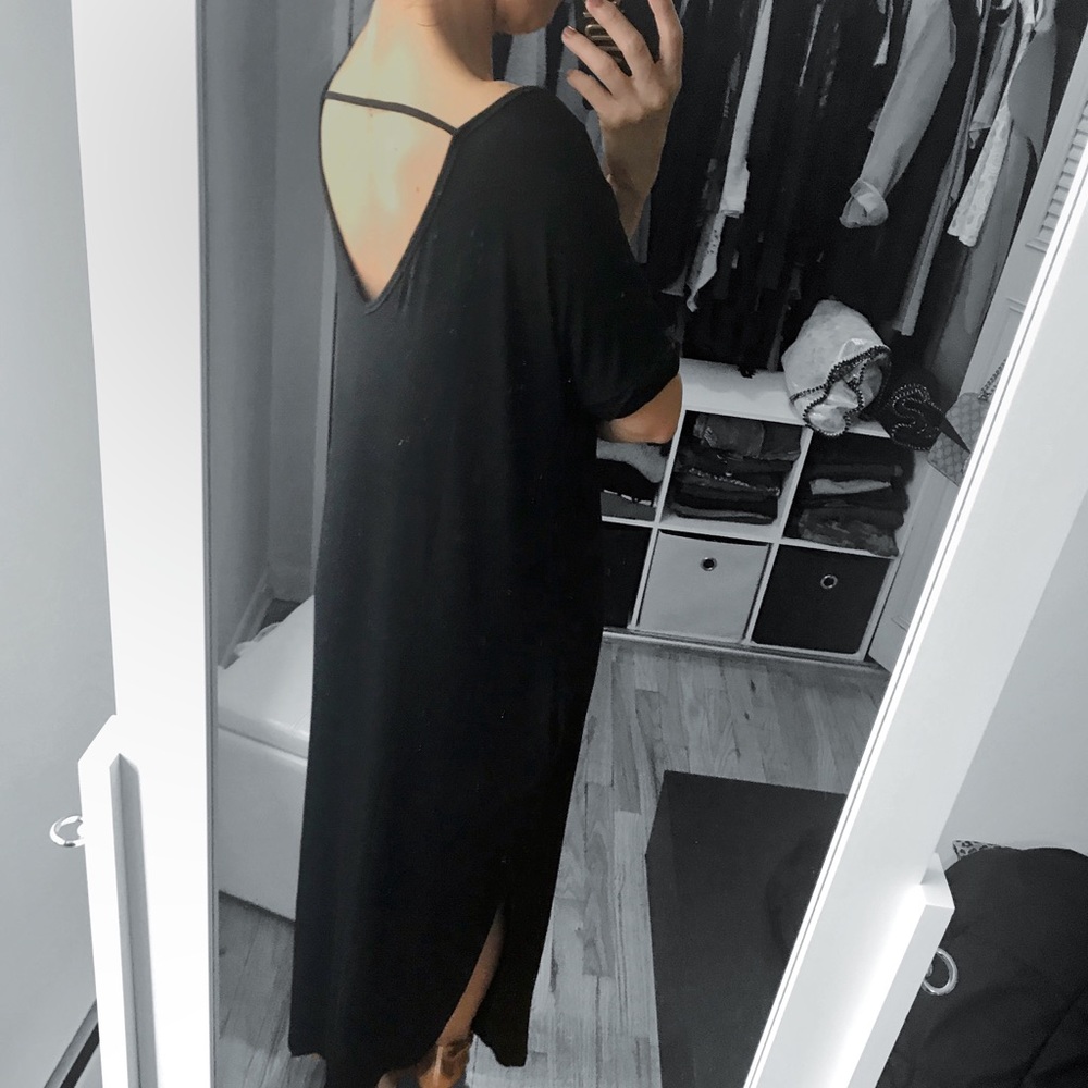 LAST 1✨Cappuccino Oversized Maxi T- Shirt Dress - Picture 6 of 7